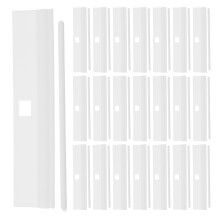 150Stk PVC Ersatz Lamellen Für Vertikale Jalousien, Einfache Montage