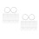 2Pcs 100Pcs Fan-Shaped False Nail Sticks With Ring Holder 10