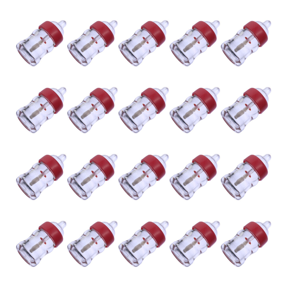 Vaguelly Light 20Pcs Empty Lip Gloss Tubes Clear Mini Lip Balm Containers For Samples