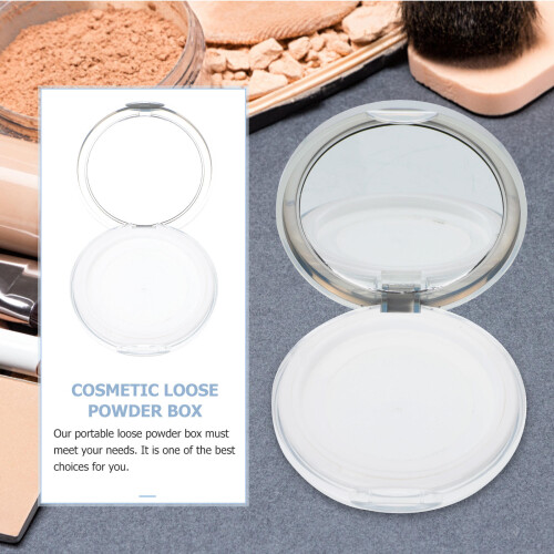 2Pcs Ultra Thin Elastic Mesh Loose Powder Sub Boxes Empty 2