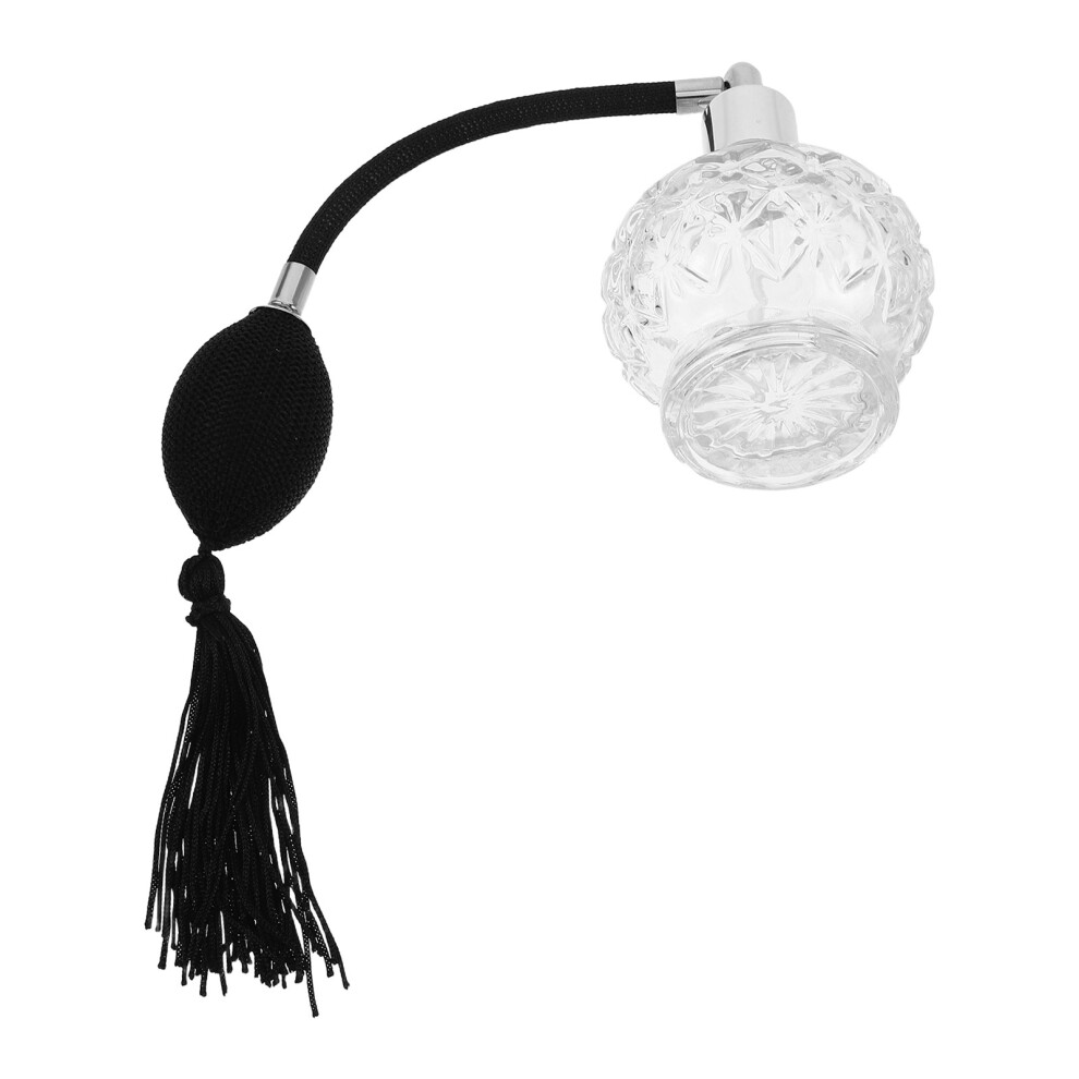 Vaguelly Vintage Perfume Spray Bottle 100Ml Glass With Tassel And Bulb Pump