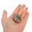 20Pcs Wood Blind Pull Cord Knobs Dark Grey Olive Shape for Curtains 4