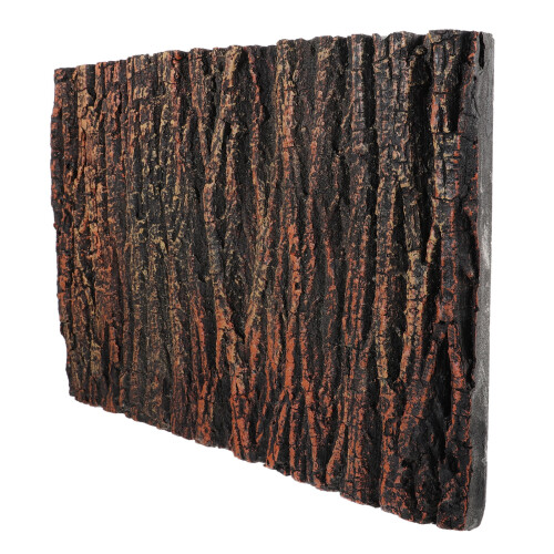 3 Pcs Fish Tank Background Board Emulated Oak Bark 3D Decorative