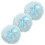 6 Pcs Travel Body Powder With Bowknot Fluffy Comfortable 3
