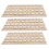 6 Pcs Wooden Braille Alphabet Board With Dots For Learning 1