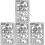 4Pcs Camo Stencil Spray Template For Diy Camouflage Painting 4