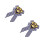 2Pcs British Style Badge Brooch Pin Clothes Decor 9