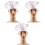 3St Witte Cap Unisex Hotel En Keuken Gebruik 3