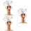 3St Witte Cap Unisex Hotel En Keuken Gebruik 7