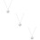 3Pcs Essential Oil Diffuser Pendant Hollow Heart Locket Necklace Silver 9