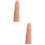 2Pcs Fake Nail Practice Finger For Acrylic Manicure Training 9