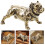 5Stk Kleine Messing Statue Kreative Gold 11