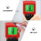 1Pc Handheld Wall Detector Stud Metal Scanner (Black Red) 9