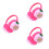 3Pcs Apple Designed Kids Thickened Plush Earmuffs For Winter 6