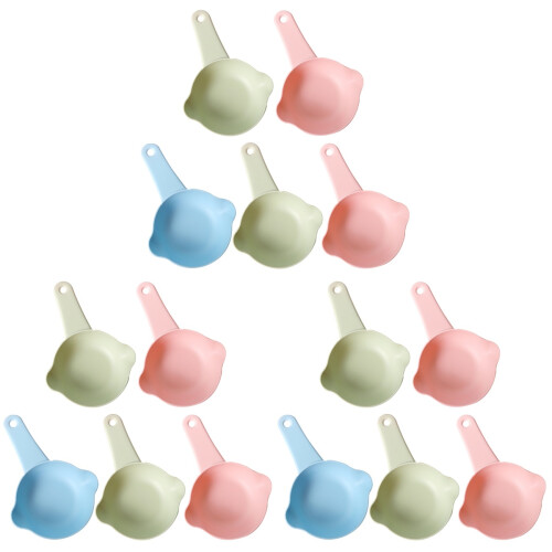 15 Pcs Pet Food Scoop Thickened Plastic Feeding Spoon 2