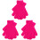3Pcs Children'S Knitted Five Finger Gloves For 4-12 Years 3
