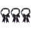 3 Pcs Wedding Bridal Lace Garter Elastic Leg Thigh Ring Black 4