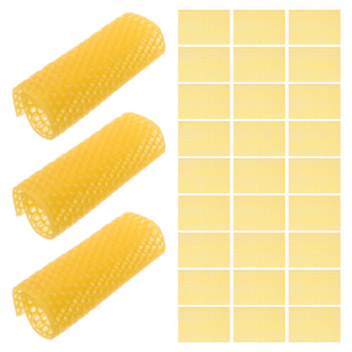90 Pcs Beeswax Sheets For Bee Frames And Candle Making 2