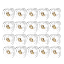 75 Pcs Silicone Earring Backs Clear Locking Studs For Jewelry Making
