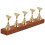 2 Sets Nails Display Stand Organizer Wooden Base Detachable Holder 1
