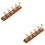 2 Sets Nails Display Stand Organizer Wooden Base Detachable Holder 8