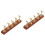 2 Sets Nails Display Stand Organizer Wooden Base Detachable Holder 6