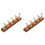 2 Sets Nails Display Stand Organizer Wooden Base Detachable Holder 4