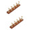 2 Sets Nails Display Stand Organizer Wooden Base Detachable Holder 9