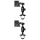 2Pcs Motorcycle Handlebar Data Recorder Side Bracket Accessory 5