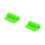 2Pièces Accessoires Vert En Caoutchouc Pour Levier Et Pédale 4