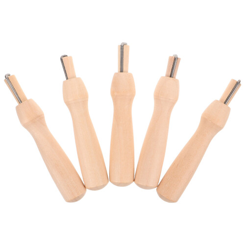 10 Sets Wooden Felting Needle Pen Tools For Craft Work 2