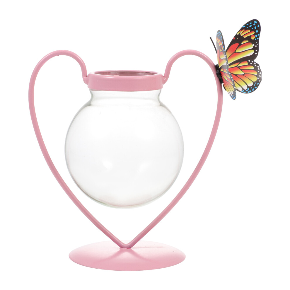 3Pcs Heart Shaped Glass Hydroponic Vase Flowerpot For Succulents-image-OPC-PKXKK25-NEW