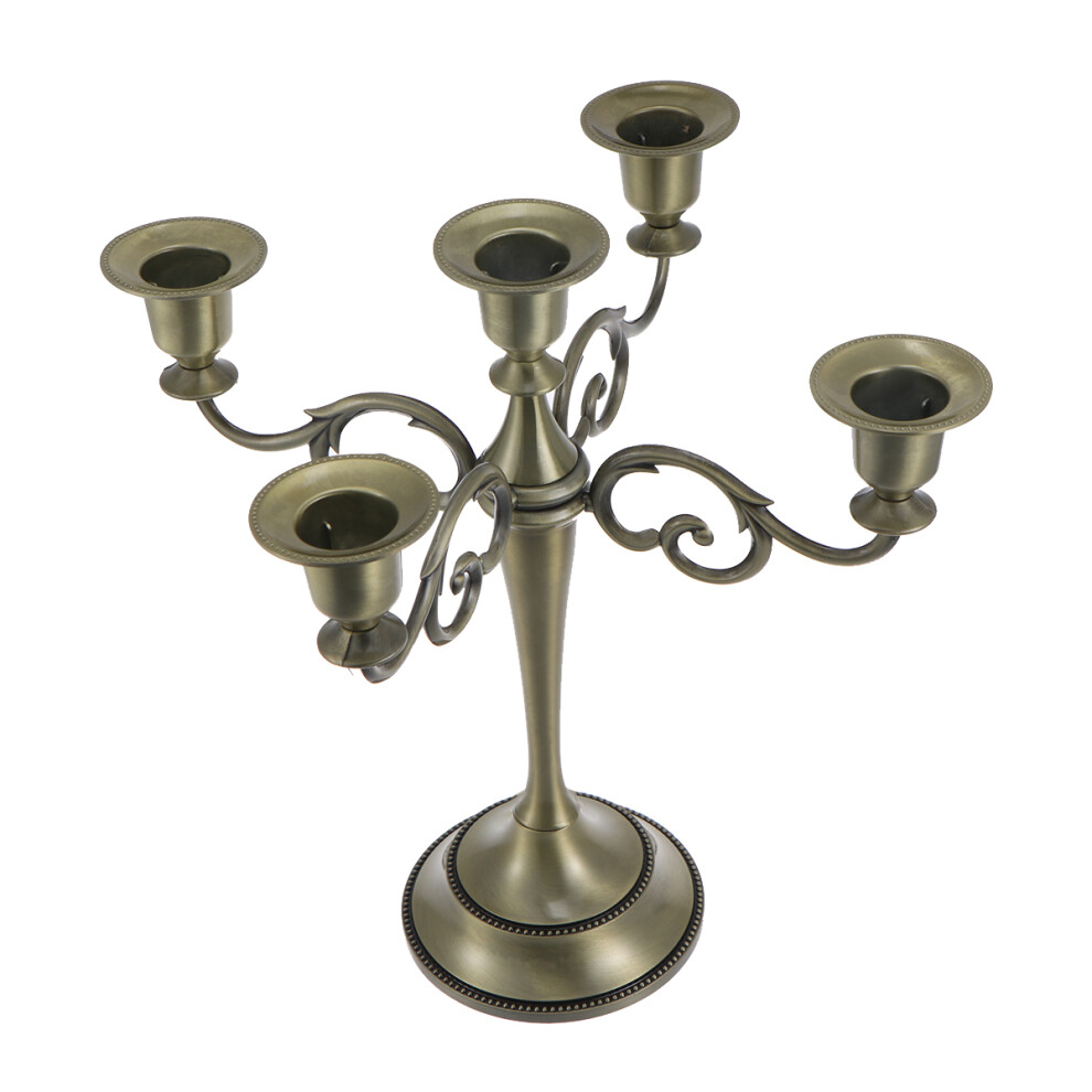 3Pcs European Five Branch Alloy Candle Holder For Wedding Hotel-image-OPC-PKXKM9S-NEW