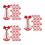 30 Pcs Outdoor Camping Tent Stakes Fish Bone Windproof Deck Anchors 10