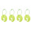 4Pcs Hanging Flying Disc Buckle Carrier Clip 6