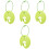 4Pcs Hanging Flying Disc Buckle Carrier Clip 5
