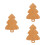 3Pcs Christmas Tree Shaped Bamboo Cutting Boards For Kitchen Use 6