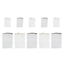 20 Pcs Thickened Zipper Fish Tank Filter Mesh Bag (L+S)
