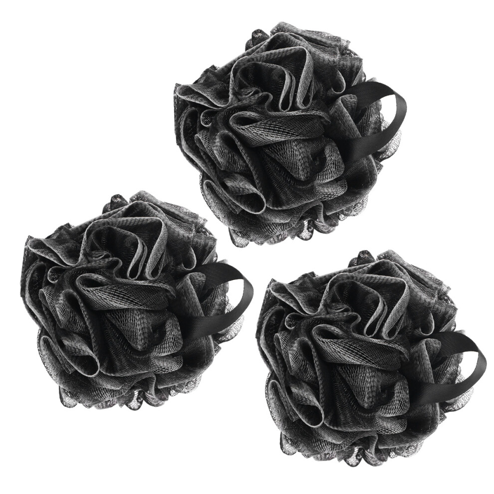 Villcase 6 Pcs Bath Sponge Swirl Mesh Shower Pouf Body Scrubber