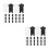 120 Pcs Lash Extension Glue Bottle Nozzle Needles Replacements 8