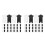 120 Pcs Lash Extension Glue Bottle Nozzle Needles Replacements 9