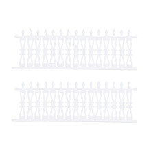 4Pcs 1M 1/100 Diy Garden Fence Courtyard Ornament Sand Table Model