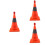 3Pcs Collapsible Reflective 45Cm Traffic Safety Cone Warning Cone Red 6