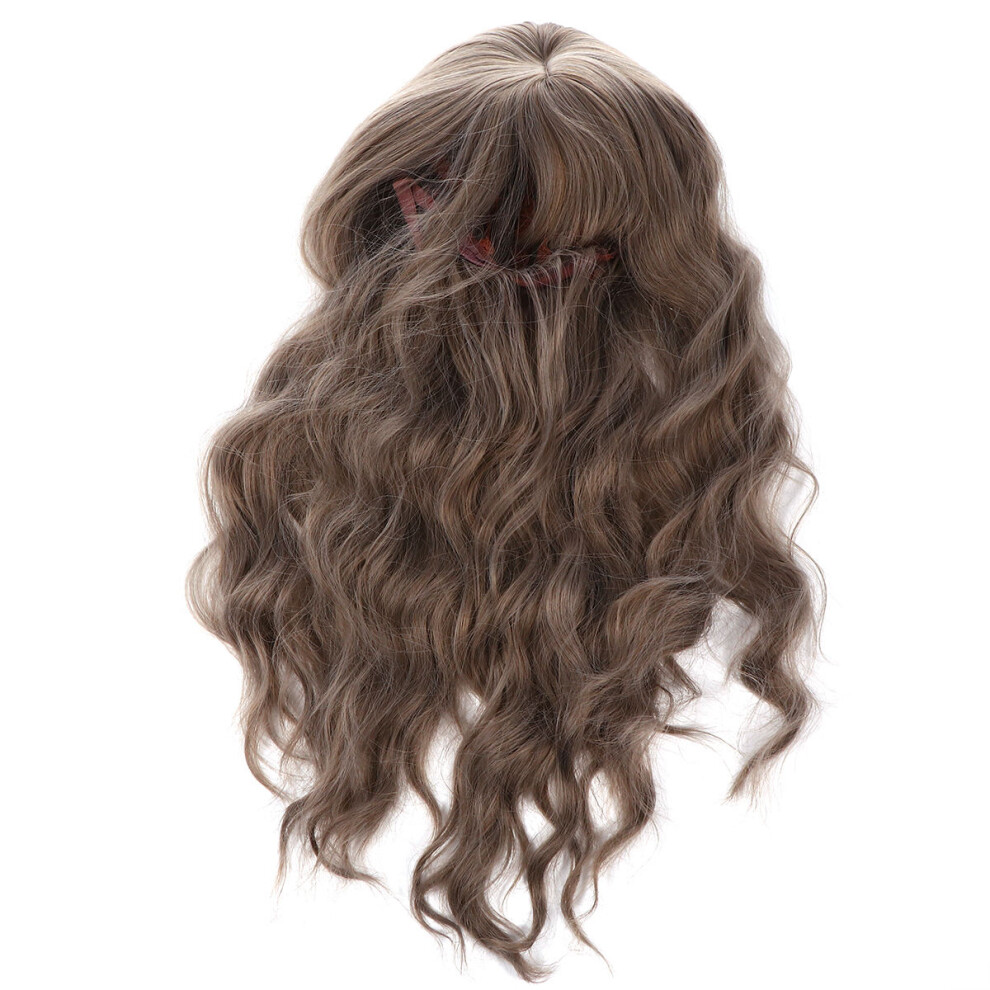 Villcase Styling Wig Wavy Wig Fake Hair Wig Long Curly Hair Wig For Girls Women
