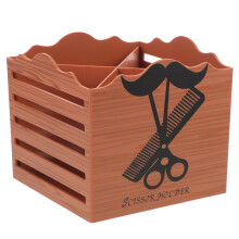 3Pcs Hairdressing Scissor Holder Stand Salon Storage Box
