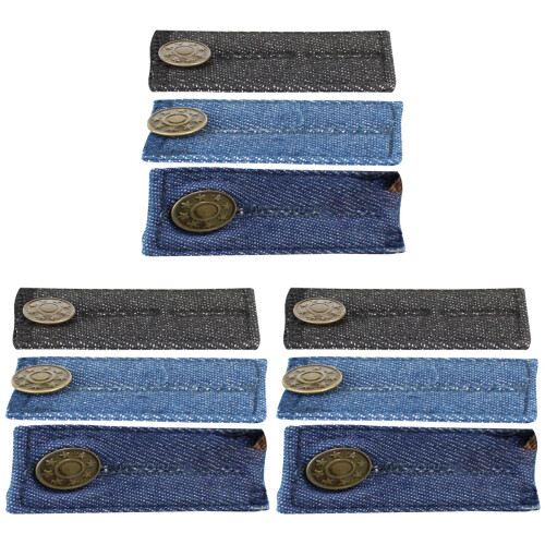 9 Pcs Waist Extender Adjustable Button For Jeans Pants Men Women 1