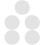 5Pcs Acrylic Mirror Board Round Reflection Jewelry Background Props 8