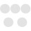 5Pcs Acrylic Mirror Board Round Reflection Jewelry Background Props 5