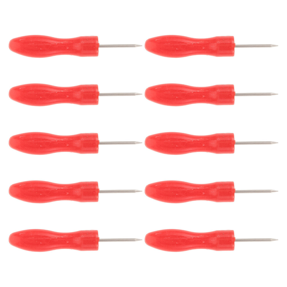 Villcase 10Pcs Stainless Steel Eyelash Glue Nozzle Pins For Lash Extension