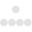5Pcs Acrylic Mirror Board Round Reflection Jewelry Background Props 7